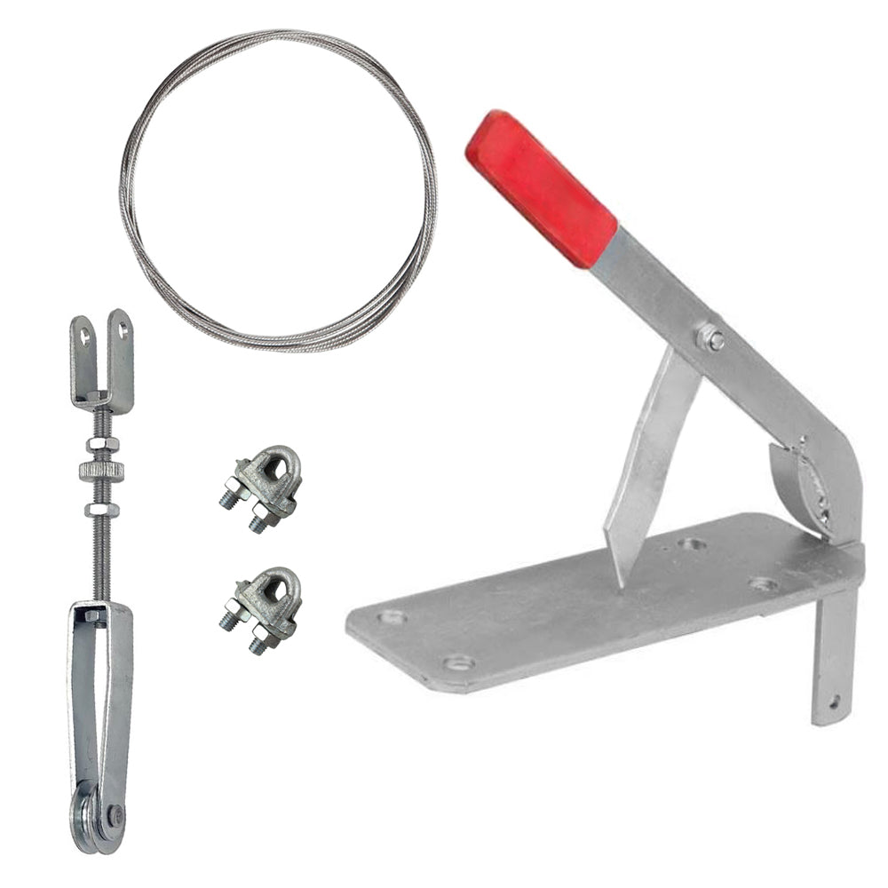 Mechanical Trailer Hand Brake Cable Kit Adjuster Cable Clip Boat Coupl