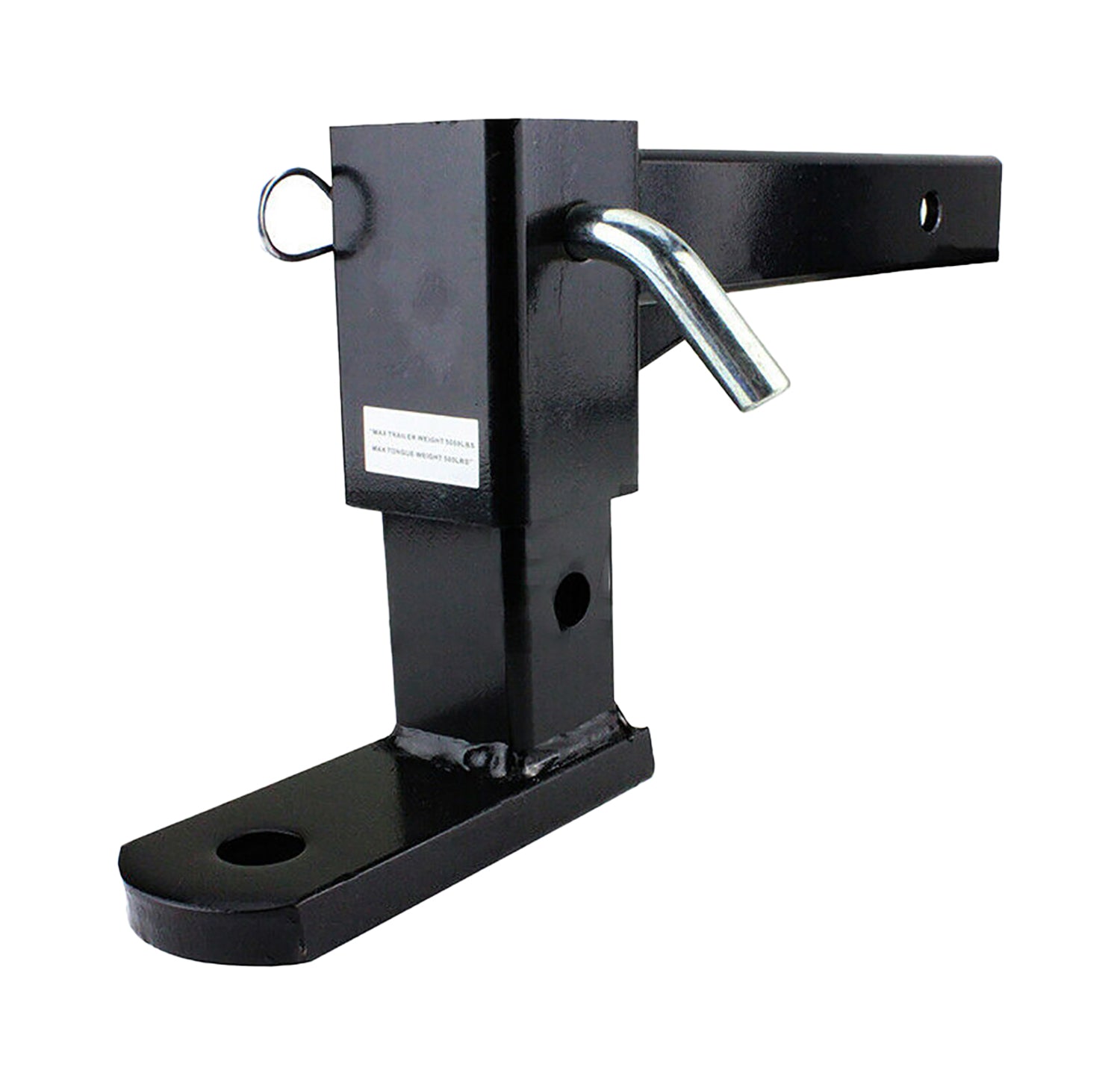 Adjustable Towbar Height Drop 50mm Tow Ball Towbar Drop Mount Tongue T