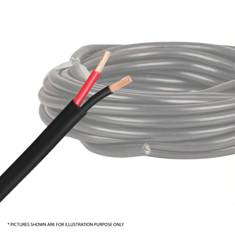 2 Core 6mm Twin Wire Cable X 10 Metre 10M Roll Battery Caravan Trailer ...