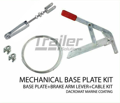 Mechanical Trailer Hand Brake Cable Kit Adjuster Cable Clip Boat Coupling Base