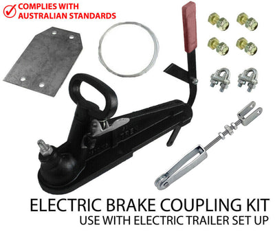 Electric Brake Trailer Coupling Kit. 3500 Kg. Caravan Camper. 50mm Ball Hitch