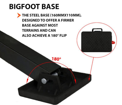Black Corner Legs Drop Down Stabilizers 400mm Handle 1200Lbs Caravan Camper Trailer