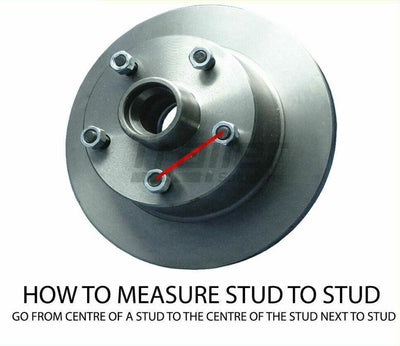 Pair Galvanised Trailer Disc Hubs with LM Bearings and Marine Seal For 5 Stud Ford