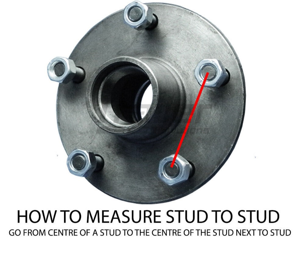 Pair Trailer 6 Stud Hubs With SL Bearings. SG Casting For Landcruiser