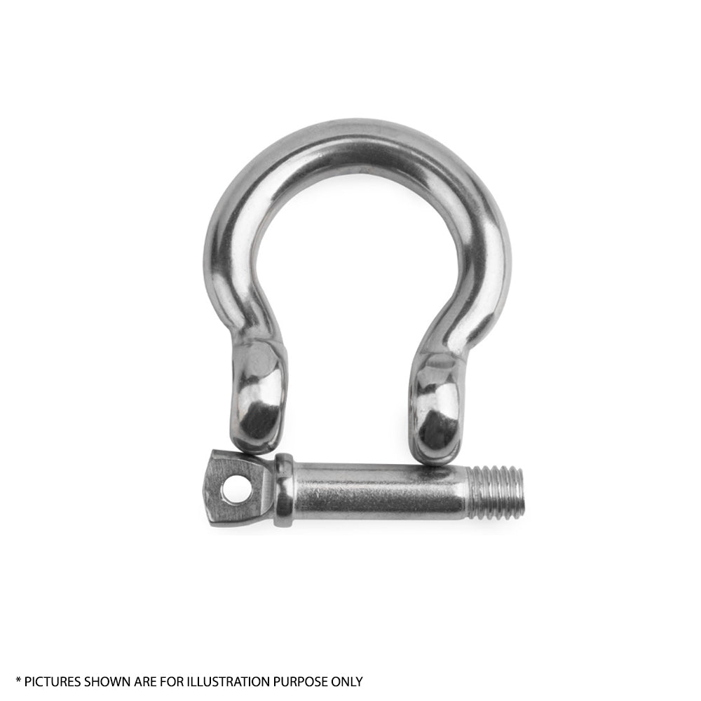 Stainless Steel Bow Shackle 8mm Marine Boat 4Wd Lifting Anchor Rigging