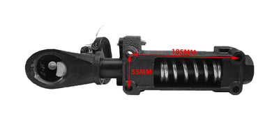 Mechanical Override Hitch Black Coupling & Bracket 50mm 2T Rated Trailer Brake