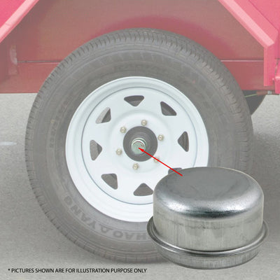 Trailer Hub Drum Disc Caravan Axle Parallel Dust Cap Grease Bearing Protect