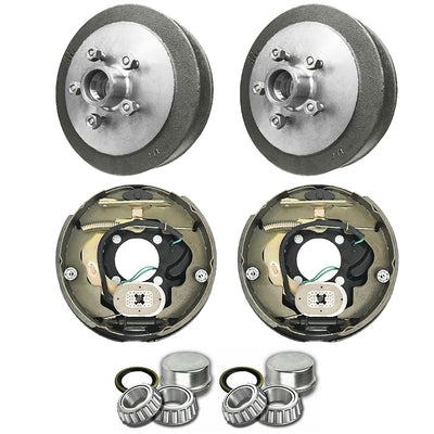 Pair 10 inch Electric Brake Kit With Pair 10 inch Trailer Hub Drum Suits Ford 5 Stud LM