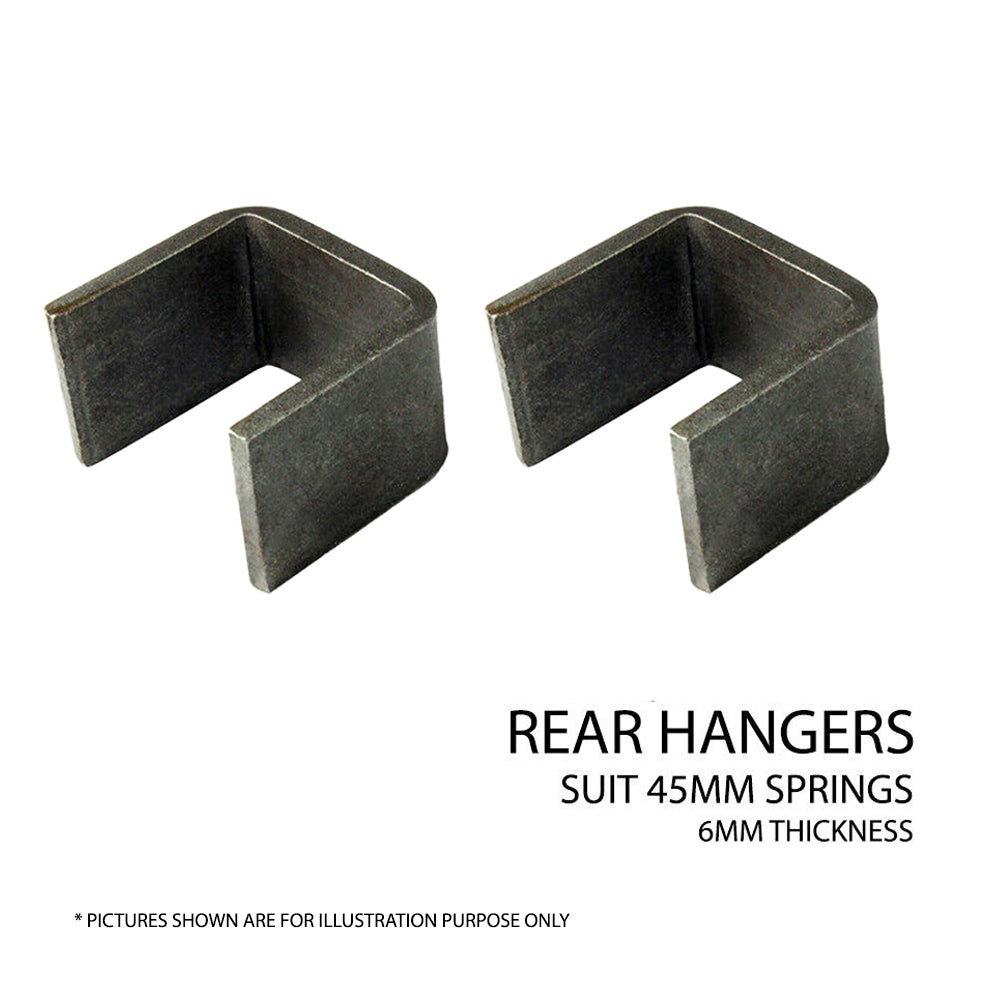 Trailer Slipper Spring Hanger Kit Suit 45mm Wide Single Axle Kit Leaf ...