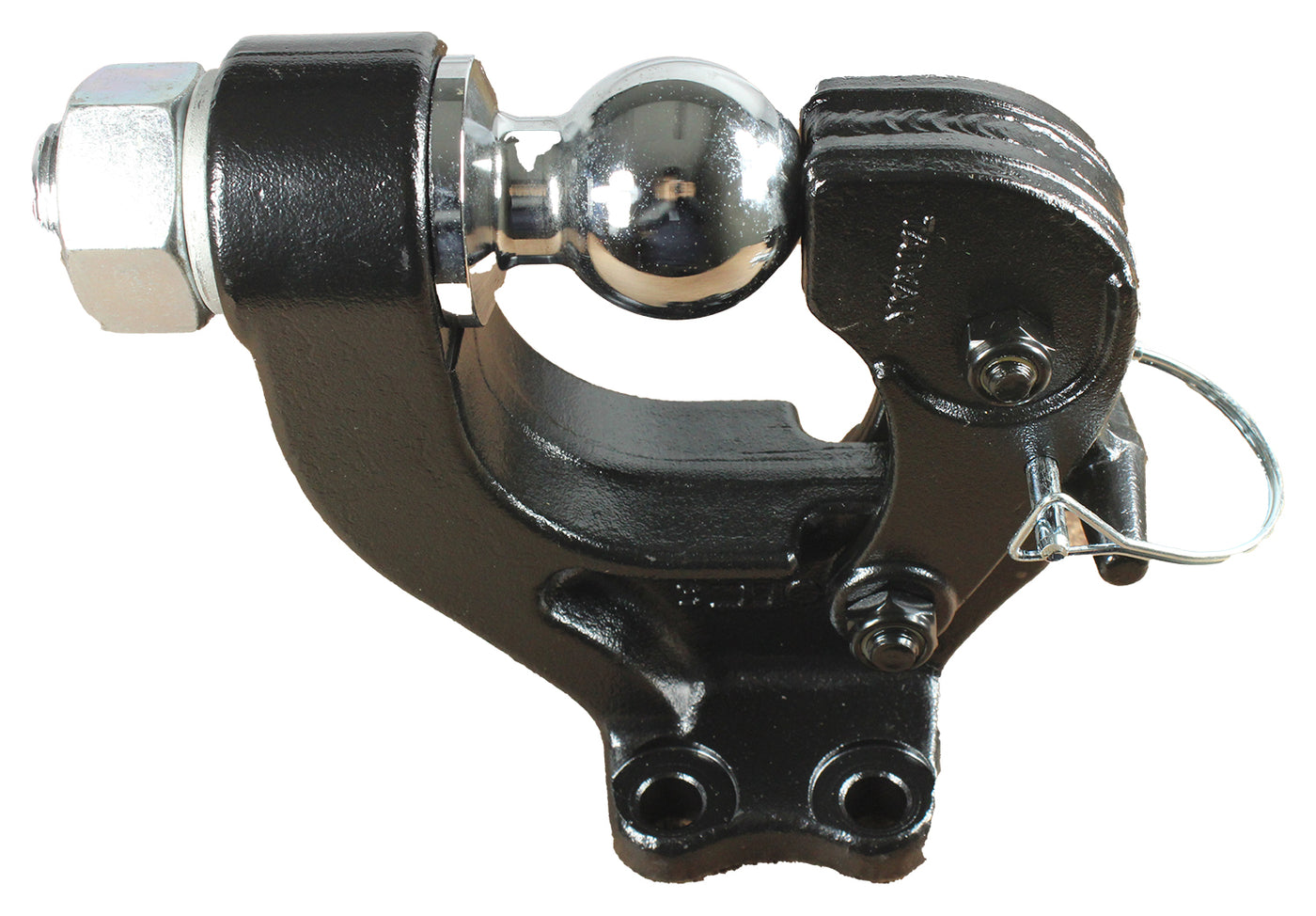8000Kg Pintle Hook With Combination 50mm Tow Ball Rated 3500Kg Hitch Trailer 4Wd