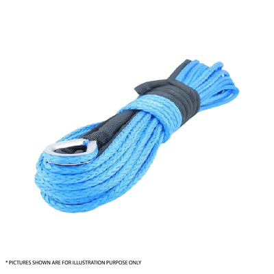 9.5mm X 40M Synthetic Winch Recovery Rope 4X4 4Wd Offroad Car Tow Fits Warn Arb