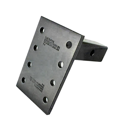 Trailer Hitch Pintle Receiver Arm - Adaptor For Pintle Hook With Solid Shank