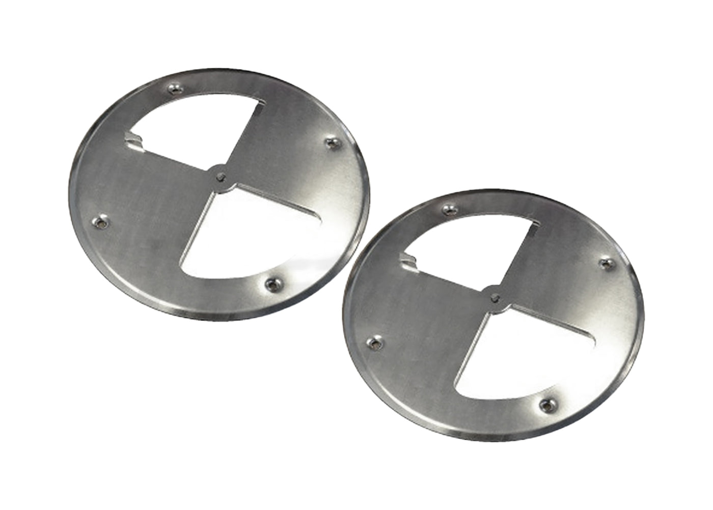 X2 Aluminium Butterfly Vent. 197mm Diameter Caravan, Boat, Truck Horse Float