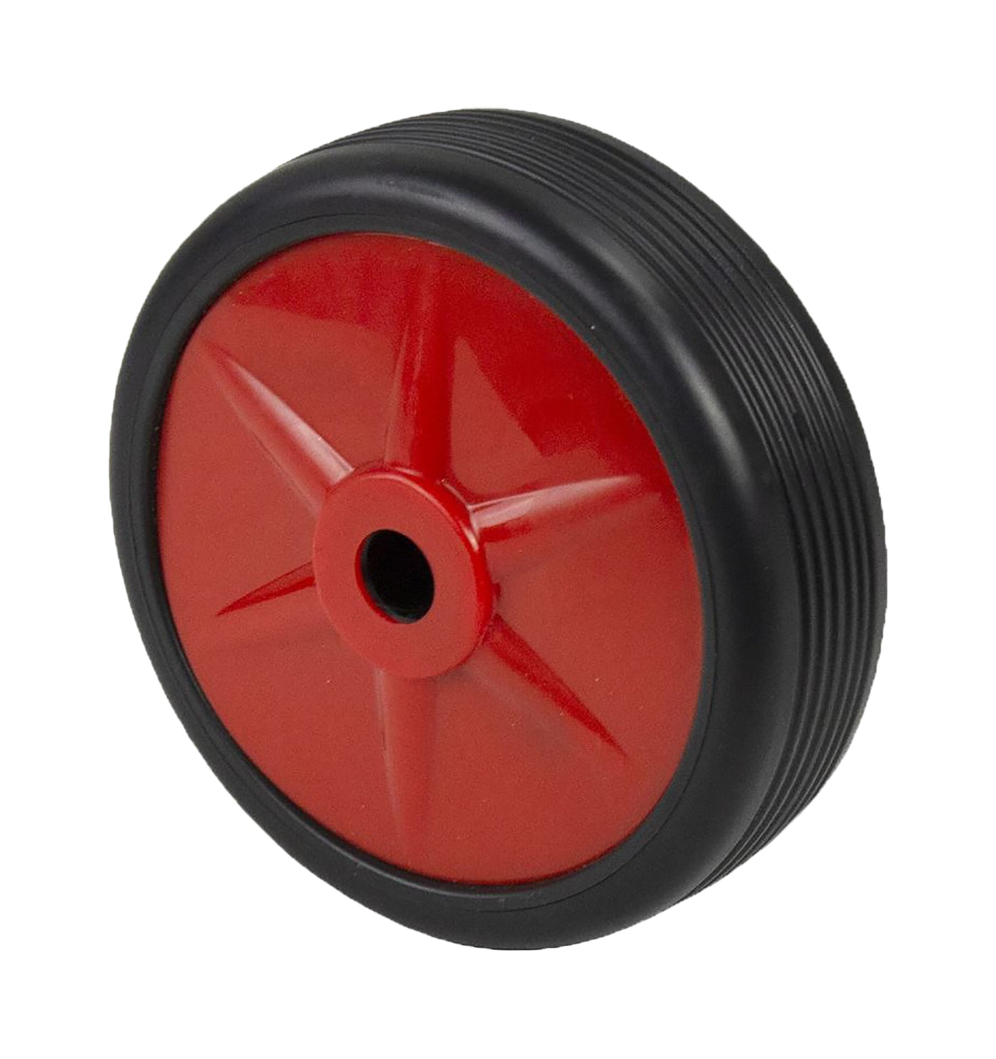 6 inch Replacement Rubber Wheel For Jockey Wheel. Plastic Centre Trailer Caravan