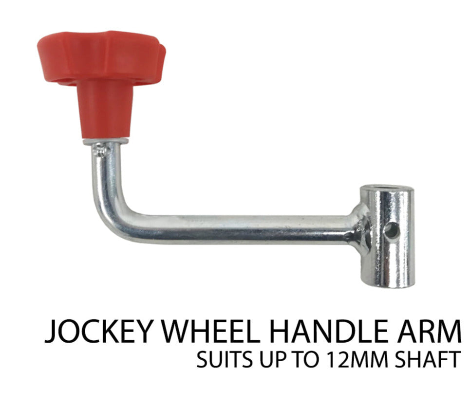 Trailer Jockey Wheel Handle Arm - Suit 8 inch & 6 inch Caravan Camper Boat Float