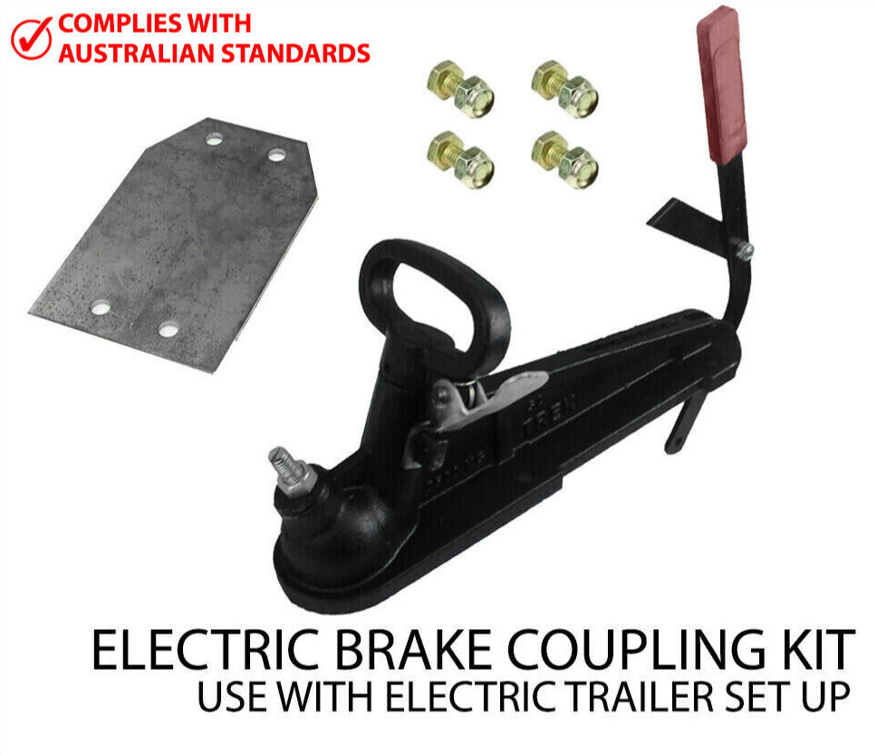 Electric Brake Trailer Coupling Kit. 3500 Kg. Caravan Camper. 50mm Ball Hitch