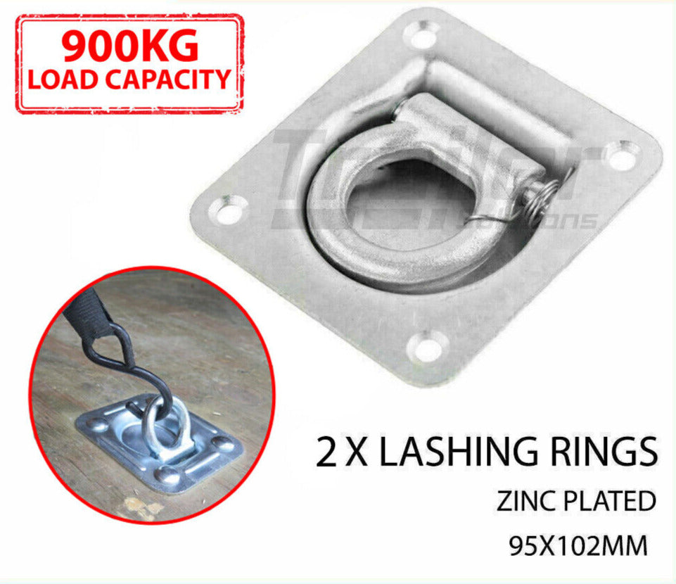 Heavy Duty Lashing Ring Tie Down Point Anchor Ute Tray Box Trailer Recessed
