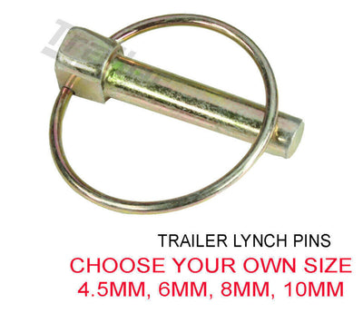 10mm Trailer Clips Lynch Linch Pin Hinge Pins Horse Float Caravan