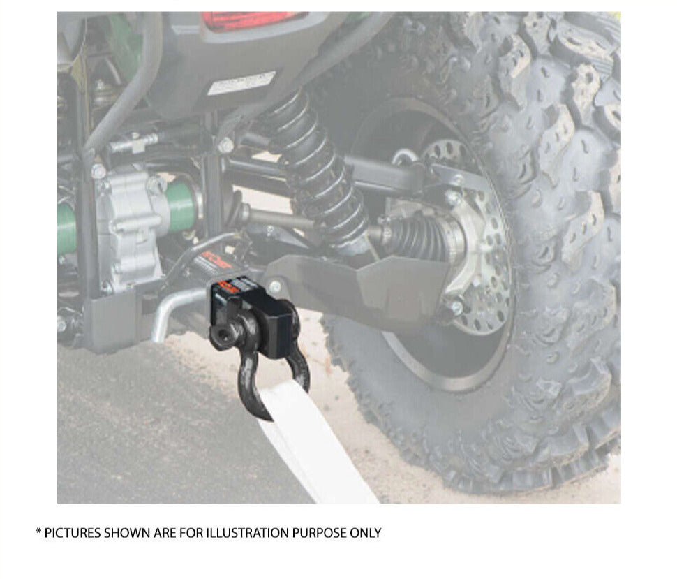Recovery Hitch Receiver Off Road Tow Bar Bow Shackle Truck Suv 4Wd Solid 5 Ton