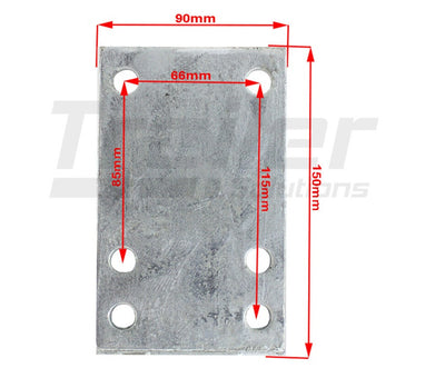 Spare Wheel Carrier Holder Bracket Universal Camper Trailer Caravan Boat