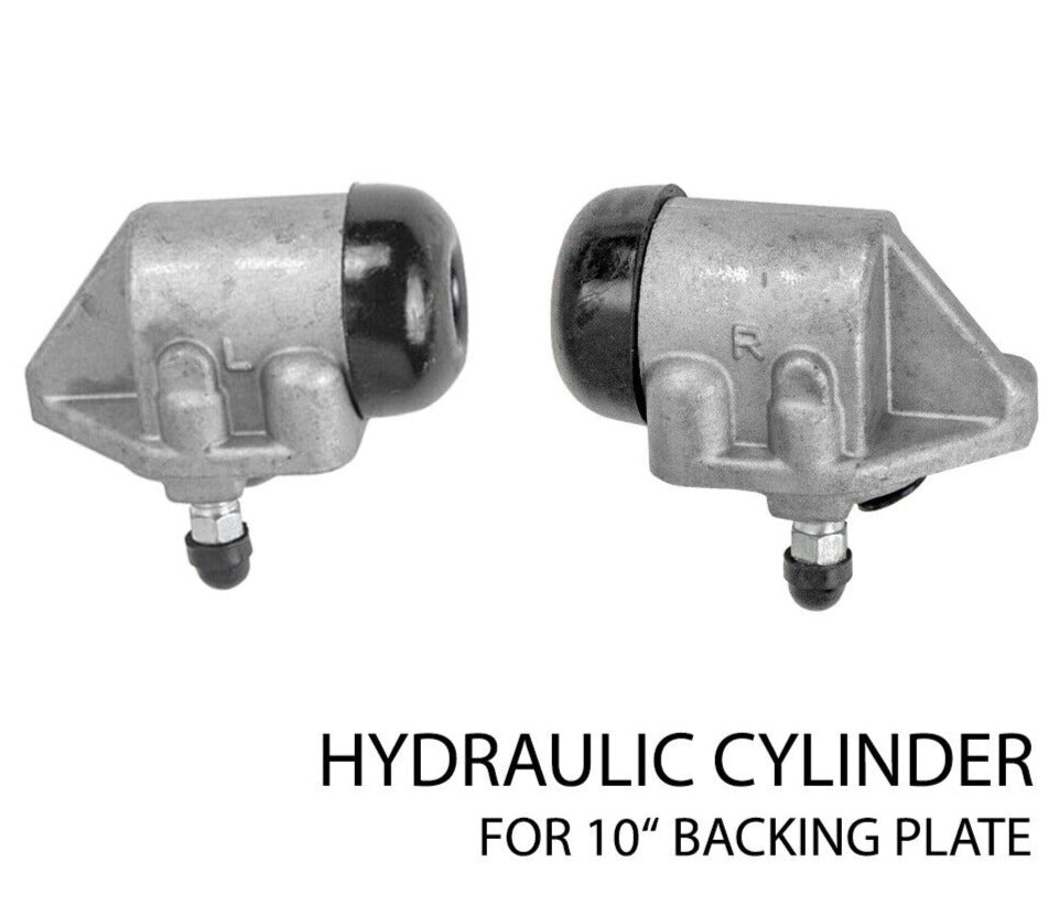 2 X 10 inch Hydraulic Brake Cylinder Backing Plate Drum Trailer Caravan
