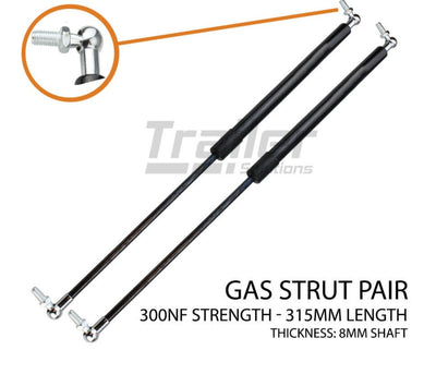 2X Gas Strut 315mm-300N Caravan Trailer Canopy Toolbox Bonnet Door Struts Ram