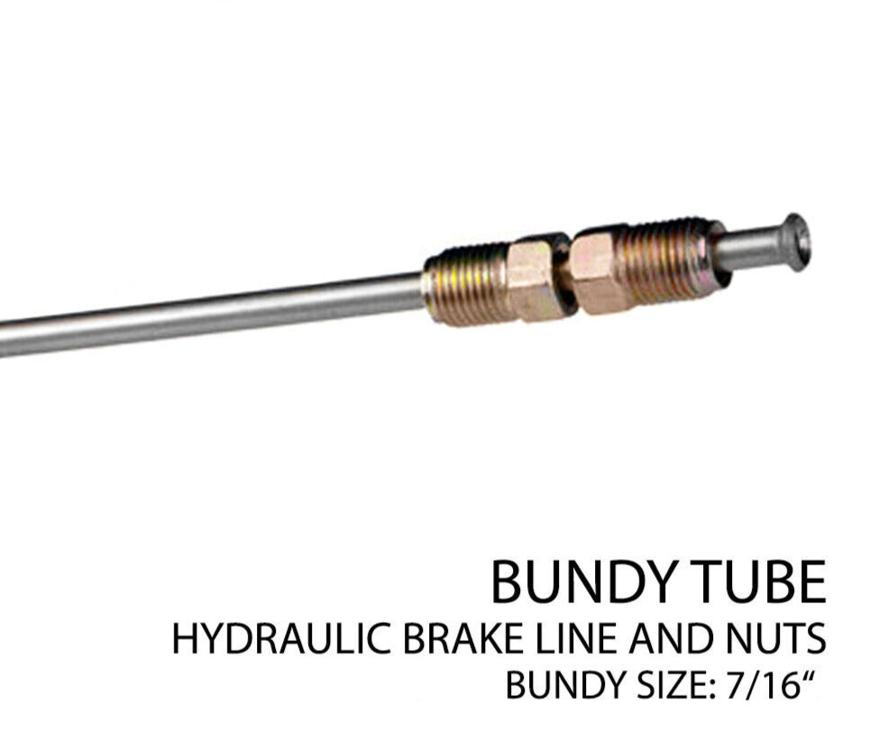 Single Axle Trailer Hydraulic Brake Fitting Kit. Bundy Flexi Lines, T Piece