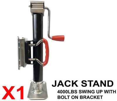 Trailer Parts 1814Kg Trailer Caravan Jack Stand /Jockey Wheel Draw Bar Fitment