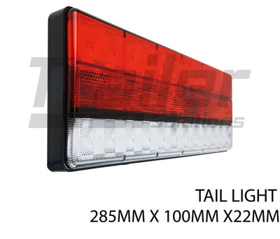Led Trailer Tail Light Lamp Truck Caravan Ute Stop Indicator 12V 275X100 Bar