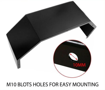 Trailer Steel Mudguards Black 4X4 Ute Mud Guards 13 Inch Wide For 14 inch 16 inch Wheel