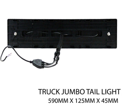 New 2 X Jumbo 12V/24V Led Trailer Tail Lights Indicator Lamp For Caravan Truck.