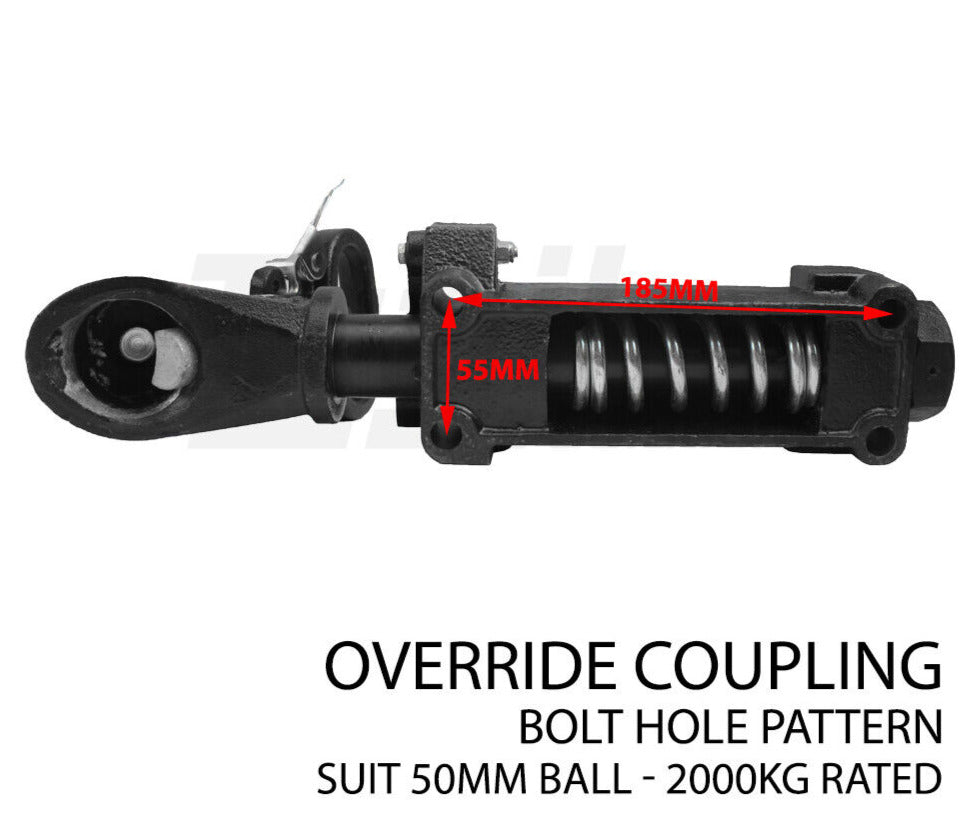 9 inch Hydraulic Drum Trailer Brake Kit Inc Coupling & Fitting Kit  Caravan, Boat
