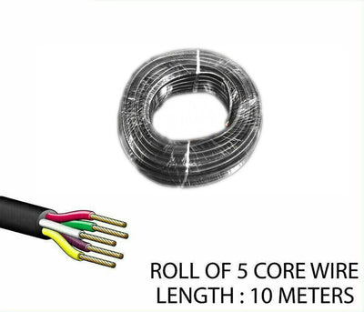 10M X 5 Core Wire Cable Trailer Cable Automotive Boat Caravan Truck Coil V90 Pvc