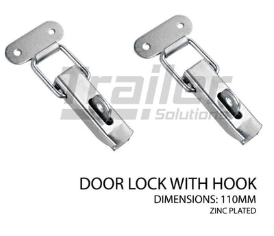 Over Centre Door Lock Catch Latch Trailer Horse Float Camper Ute Fastener