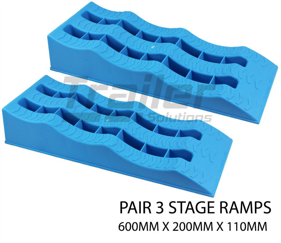 3 Stage Level Leveling Ramp Chocks Caravan Rv Camper Trailer Levelling ...