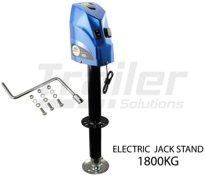 12V Electric Power Trailer Jack Frame Motorised Jockey Leg Stand Caravan 4000Lbs