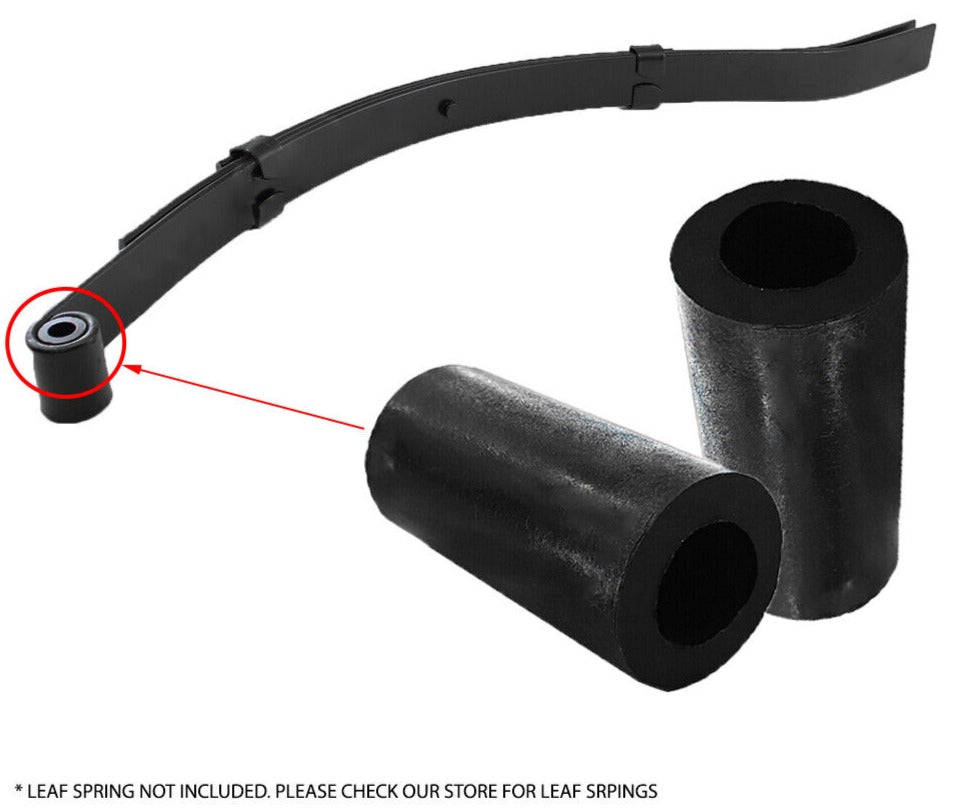 Pair Nylon Spring Bushes 45mm X 1/2 inch 12mm For Trailer Suspension B ...