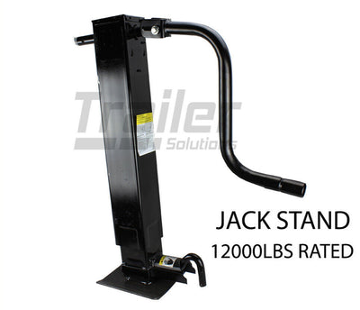 12000Lbs 5444Kg Caravan Trailer Truck Jack Stand. Heavy Duty 660mm Extension