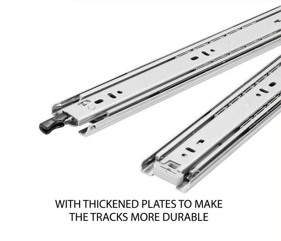 125Kg Locking Drawer Slides 600mm To 1000mm 4Wd Trailer Fridge Draw