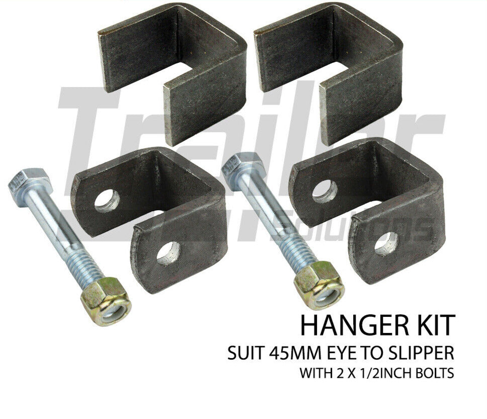Compression Hanger Kit Trailer Slipper Spring Hanger Kit Suit 45mm Wide Single Axle Kit Leaf ...