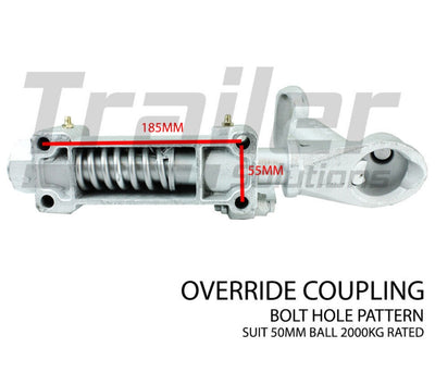 Mechanical Override Brake Coupling Cable Kit- Caravan Camper Trailer