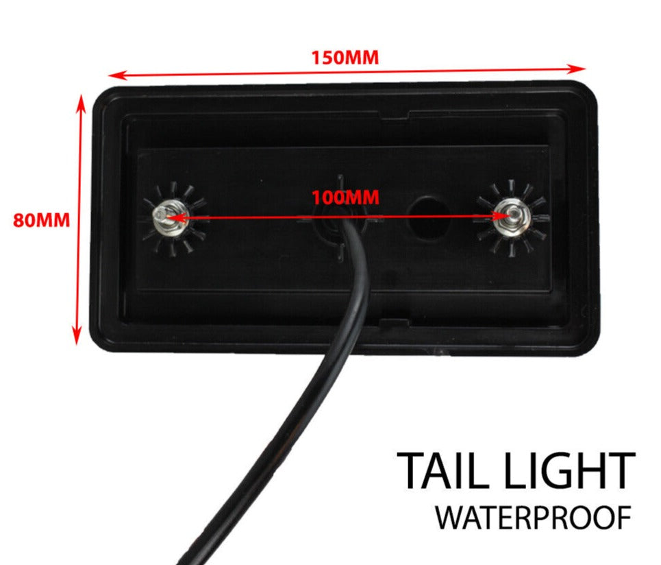 Led Trailer Tail Light Kit Pair Plug, 8M 5 Core Wire Caravan Boat Ute Waterproof