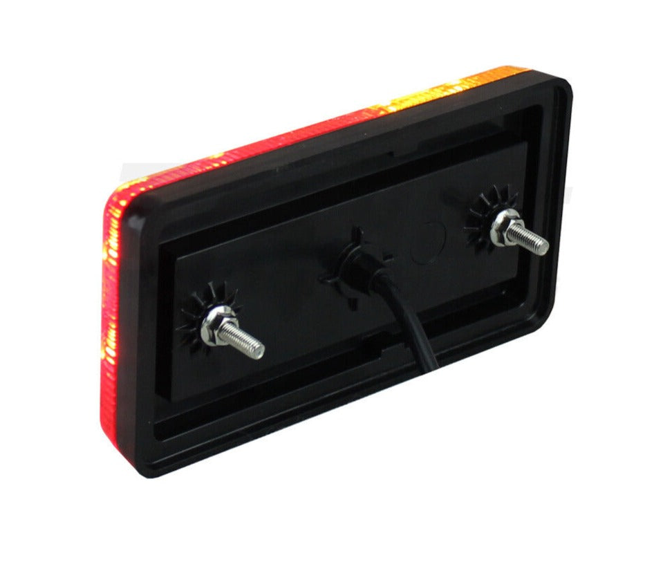 Pair of Led Trailer Lights With Plug, 8M X 5 Core Wire Kit Complete Boat Light
