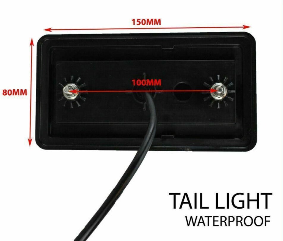 2X Led Trailer Lights Tail Lamp Stop Indicator 12V Volt 4Wd 4X4 Camper Ute