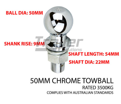 Towbar Tongue Ball Mount Hitch 4 inch Drop Tow Bar Trailer Towball Hitch Pin 5/8 inch