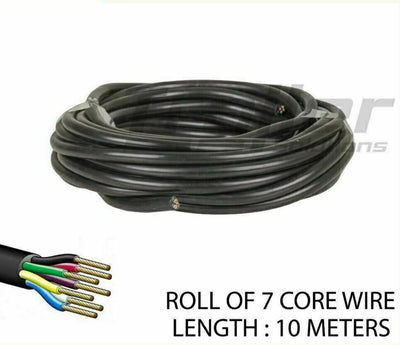 10M X 7 Core Wire Cable Trailer Cable Automotive Boat Caravan Truck Coil V90 Pvc