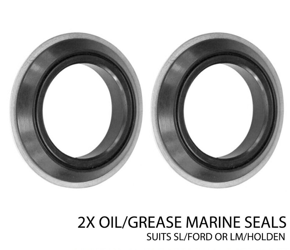 2X Grease Waterproof Sl Or Lm Marine Seal Trailer Axle Wheel Bearing Disc Drum Hub